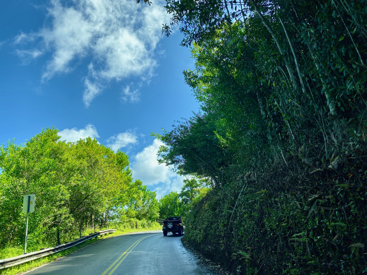 Jeep on the Road to Hana - Maui