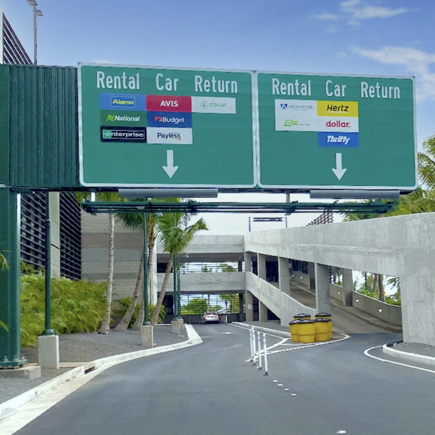 return car in airport