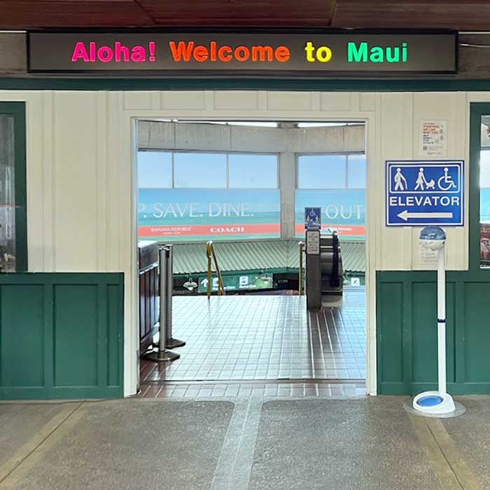 welcome to Kahului Airport